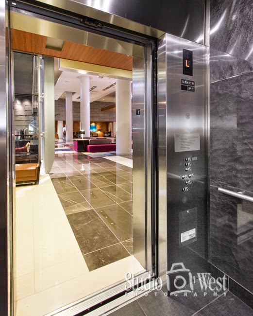 JW Marriot Photography - Elevator Lobby Photography Architecture Photography - Interior photos of Hotel - Studio 101 West Photography