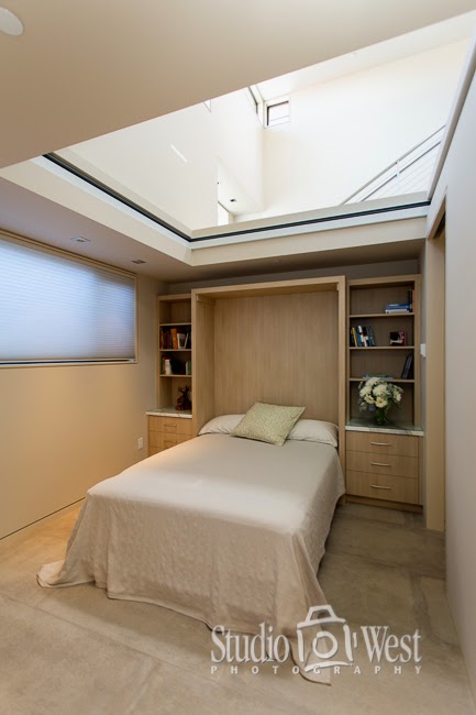 Architecture Photography showing small guest bed room kitchen bath bedroom photography - architecture photography - interior architectural photography - Studio 101 West Photography