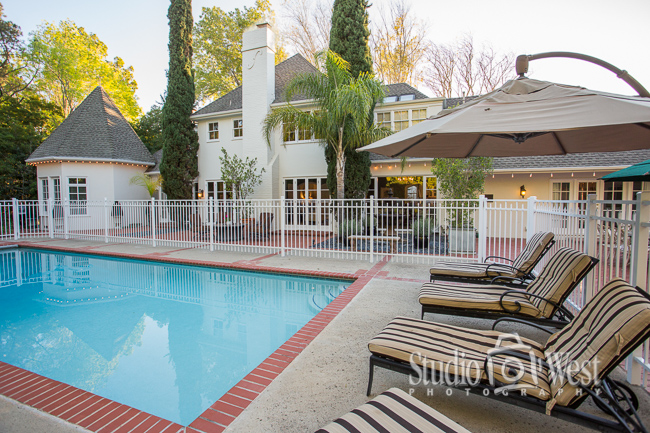 Chateau Rose Elder Care Pool and Spa - San Luis Obsipo CA Elder Care Residence in San Luis Obispo, Ca - Studio 101 West Photography