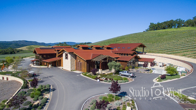 Halter Ranch Winery Drone Shot Drone Photography - Architectural Drone Photography - Studio 101 West Photography
