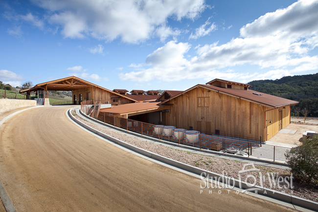 Paso Robles Winery - Halter Ranch Photographer Winery Architecture Photography - Paso Robles Winery Photography - Studio 101 West Photography