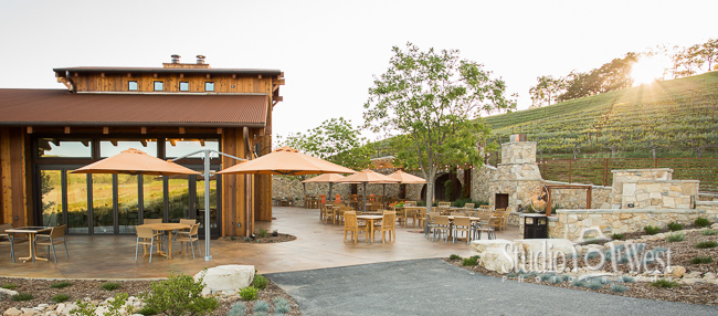 Halter Ranch Tasting Room Patio Paso Robles Winery Photography - Studio 101 West Photography