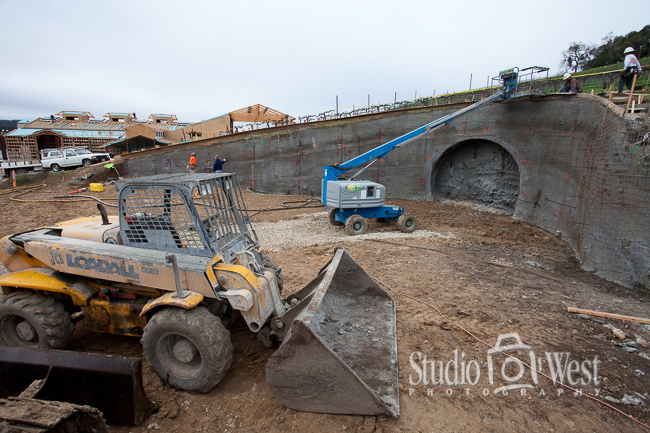 Halter Ranch Winery Wine Caves Under Construction Construction Photography - Paso Robles Winery Photography - Studio 101 West Photography