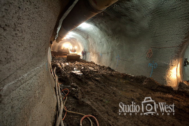 Halter Ranch Wine Cave Construction Wine Cave Tunnel Boring Construction Photographer - Paso Robles Winery Photography - Studio 101 West Photography
