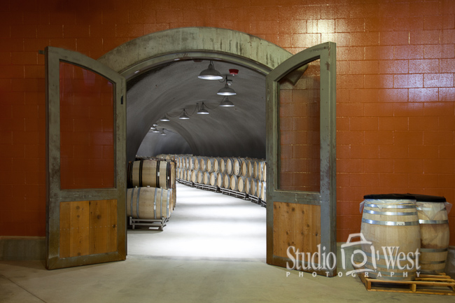 Halter Ranch Wine Cave Entrance Architectural Photography - Paso Robles Winery Photography - Studio 101 West Photography