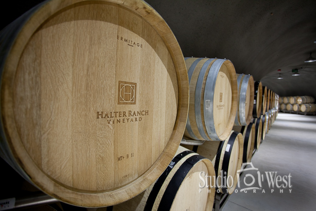 Halter Ranch Vineyard Barrels Halter Ranch Vineyard Photographer - Construction Photography - Paso Robles Winery Photography - Studio 101 West Photography