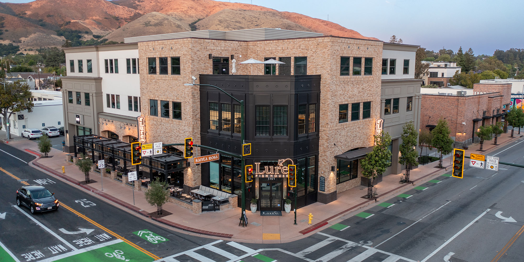 Commercial Real Estate Drone Photography - Lure Fish House Drone Photography - Real Estate Drone Photography - Drone Video - FAA Certified Drone Pilot near San Luis Obispo - Studio 101 West Drone Photography
